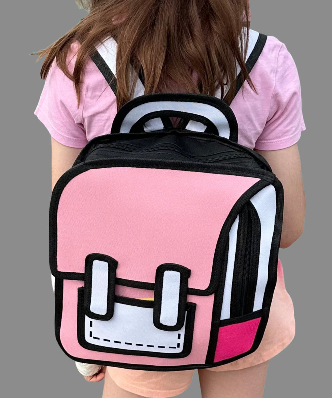 Cartoon backpack - Blue