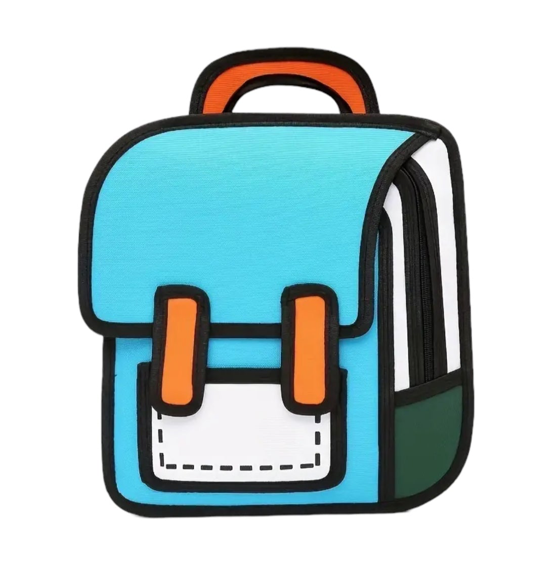 Cartoon backpack Blue Ash Em Gift Co