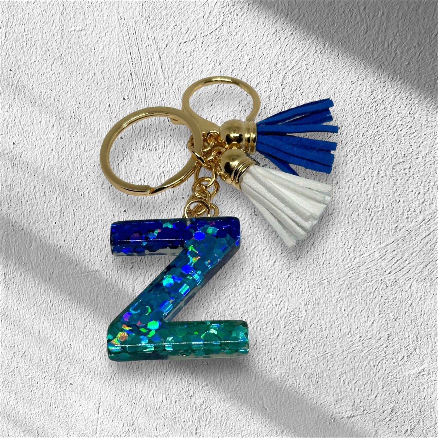 Letter Z Keychain Options