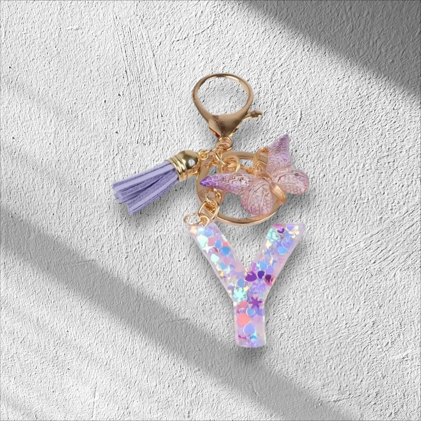 Letter Y Keychain Options