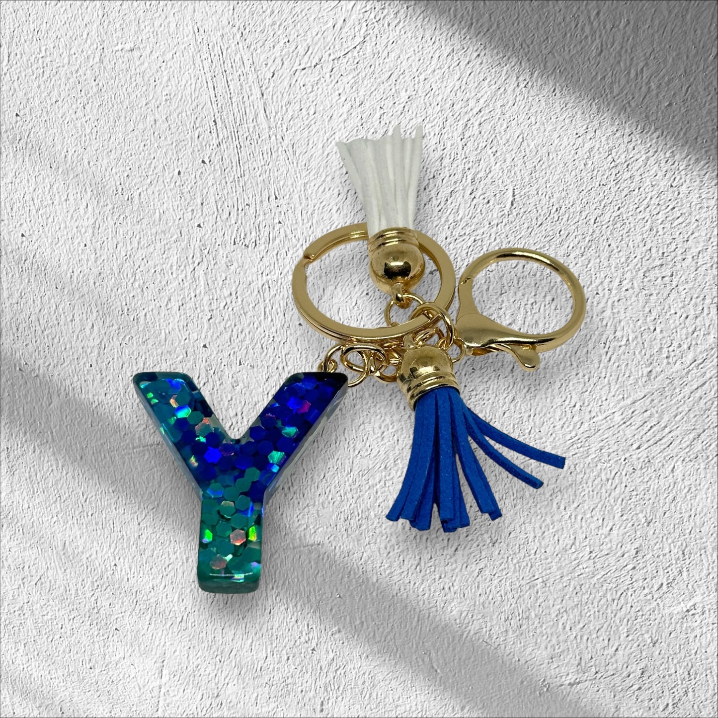 Letter Y Keychain Options