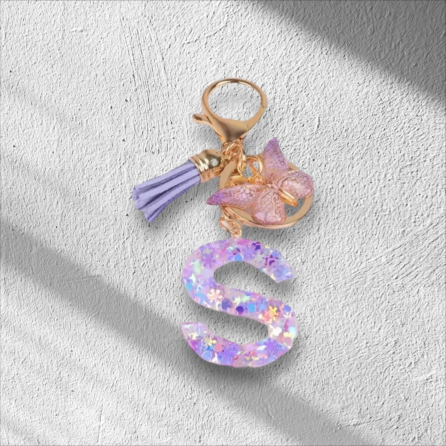 Letter S Keychain Options