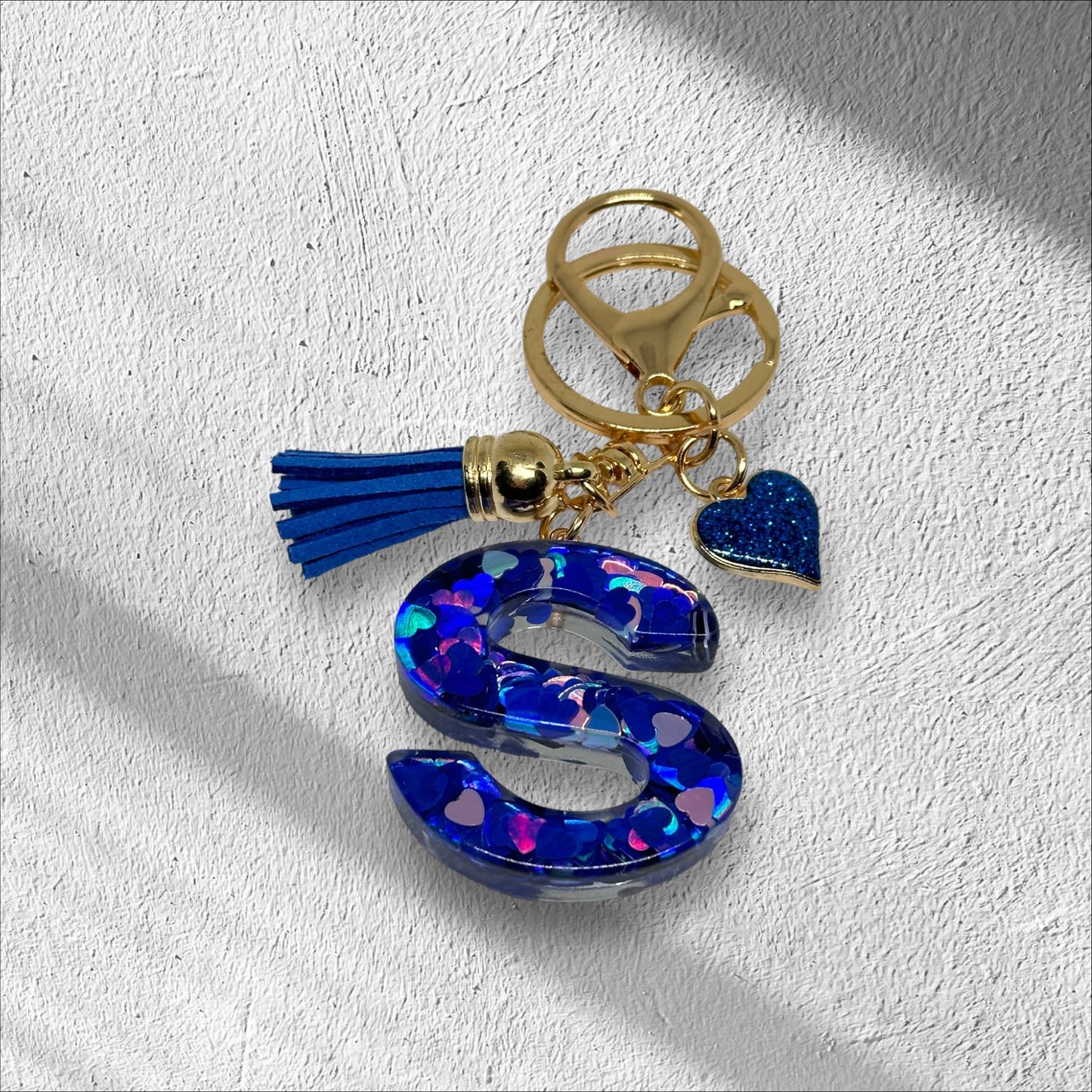 Letter S Keychain Options