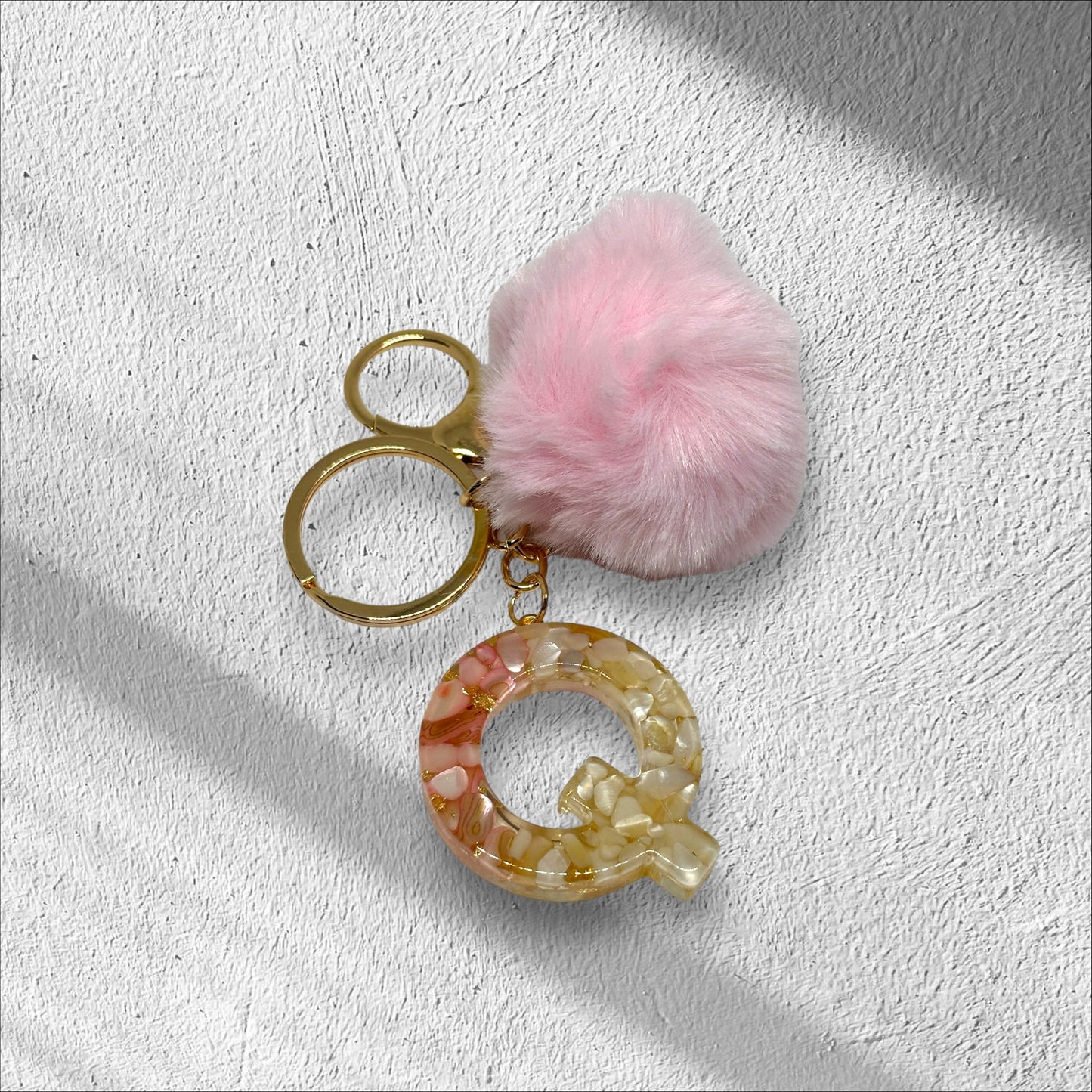 Letter Q Keychain Options