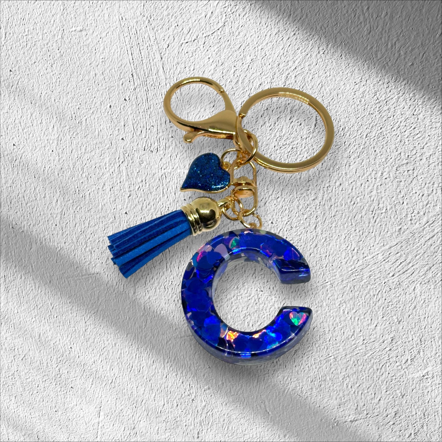 Letter C Keychain Options