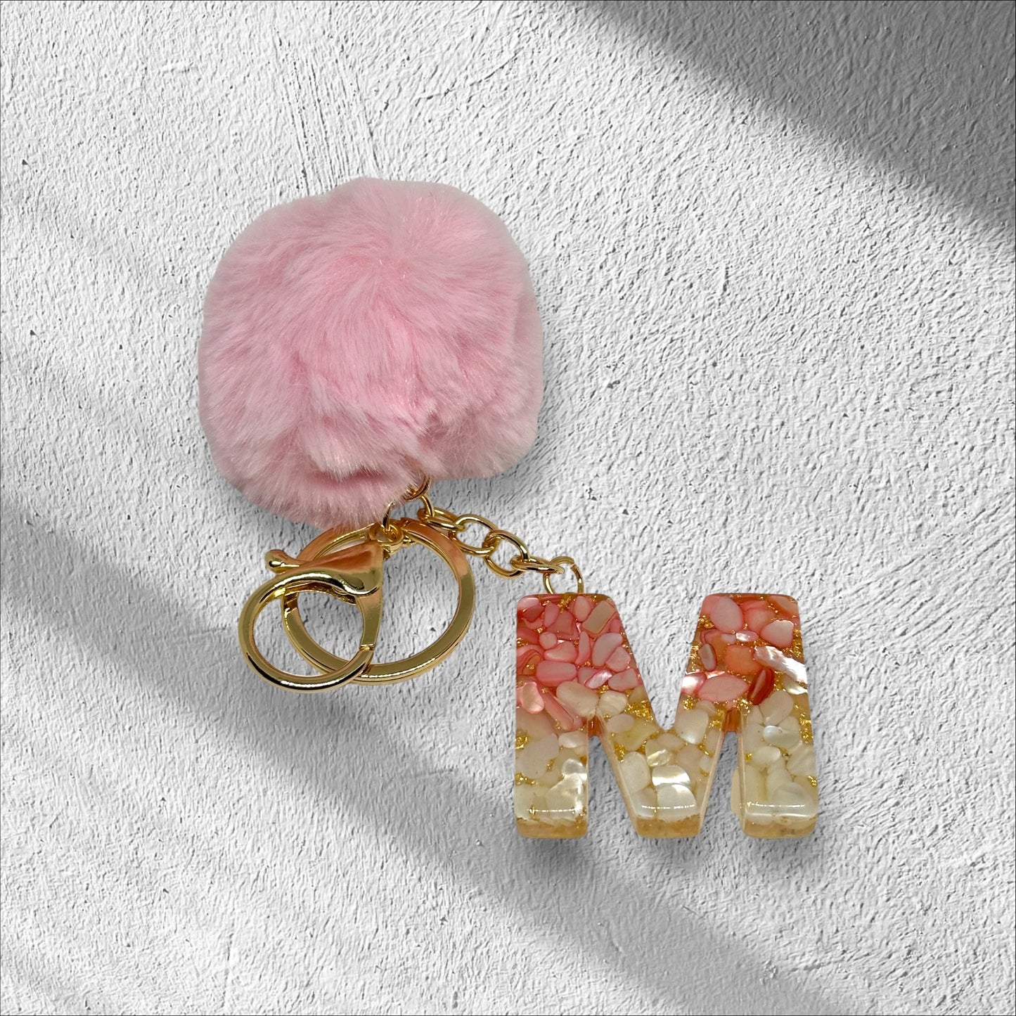 Letter M Keychain Options