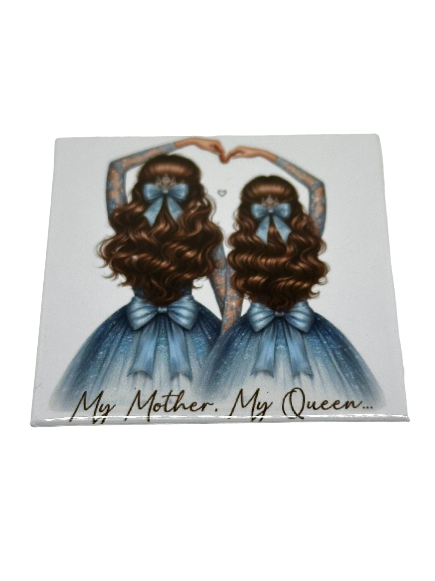 Mother Daughter Magnet - Blue
