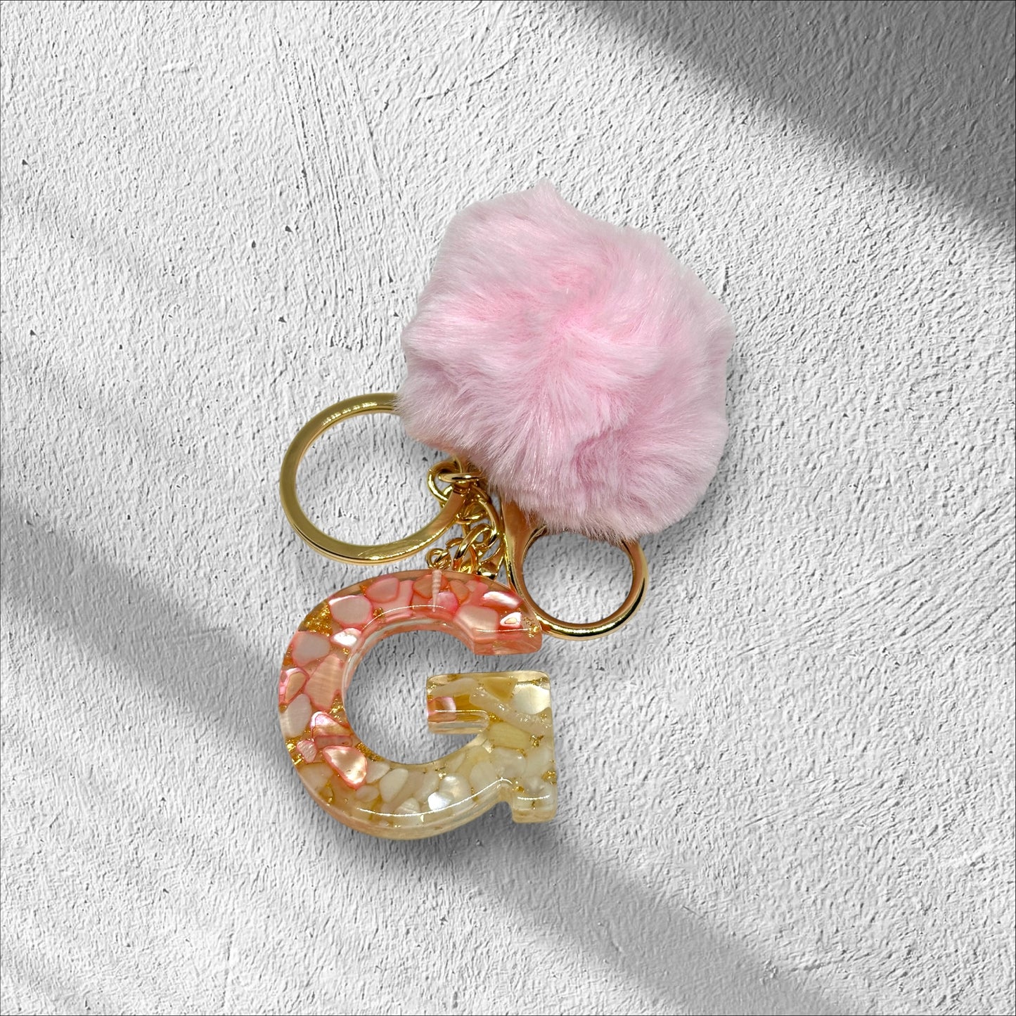 Letter G Keychain Options