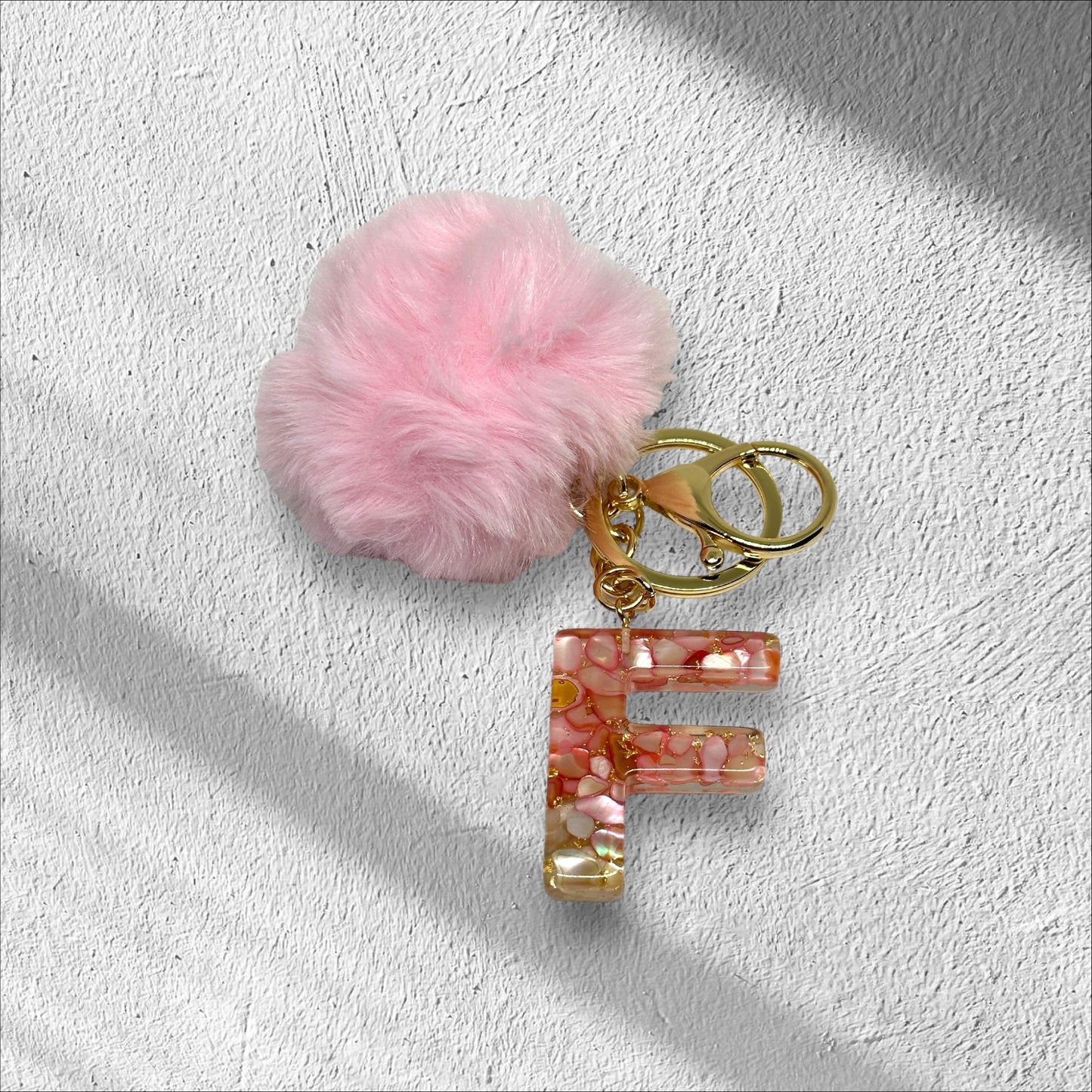 Letter F Keychain Options