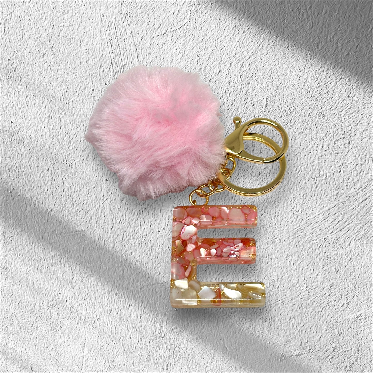 Letter E Keychain Options