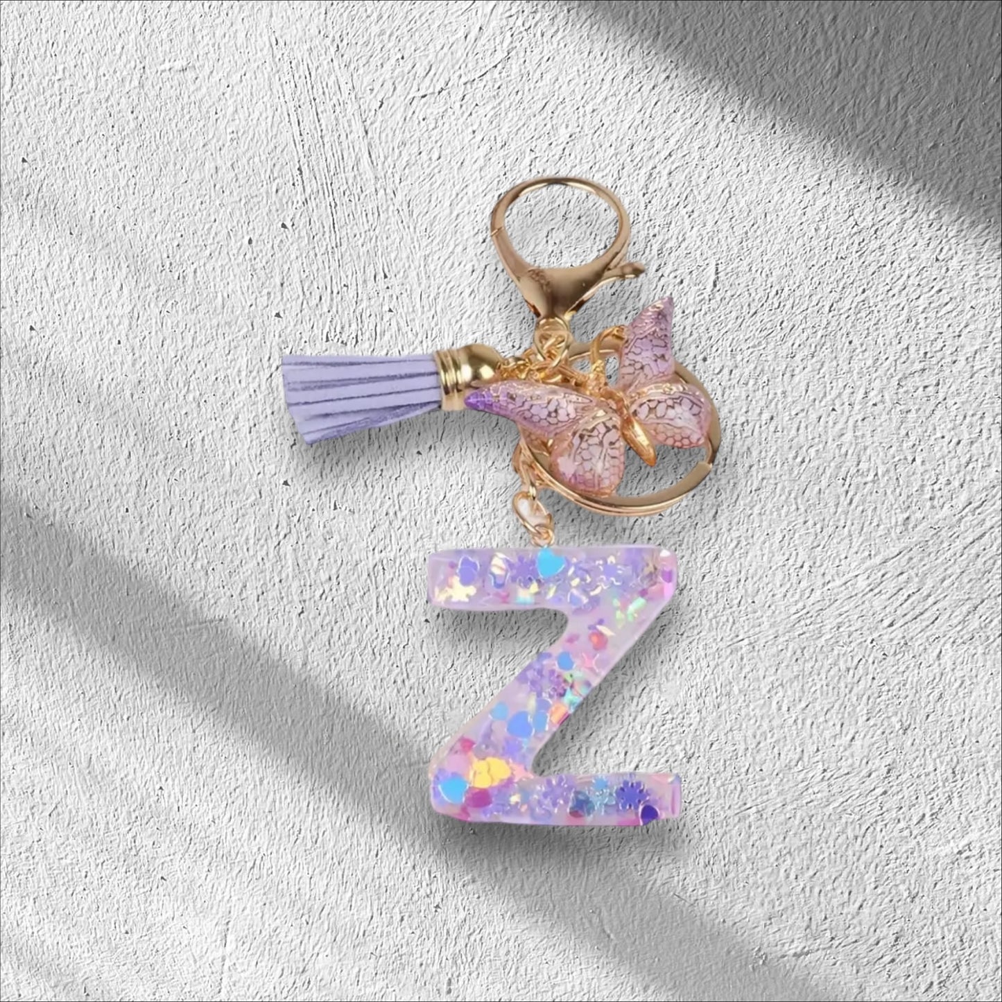 Letter Z Keychain Options