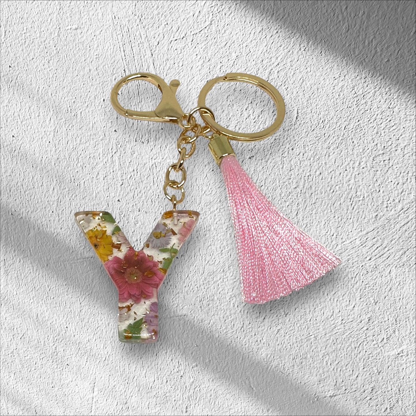 Letter Y Keychain Options