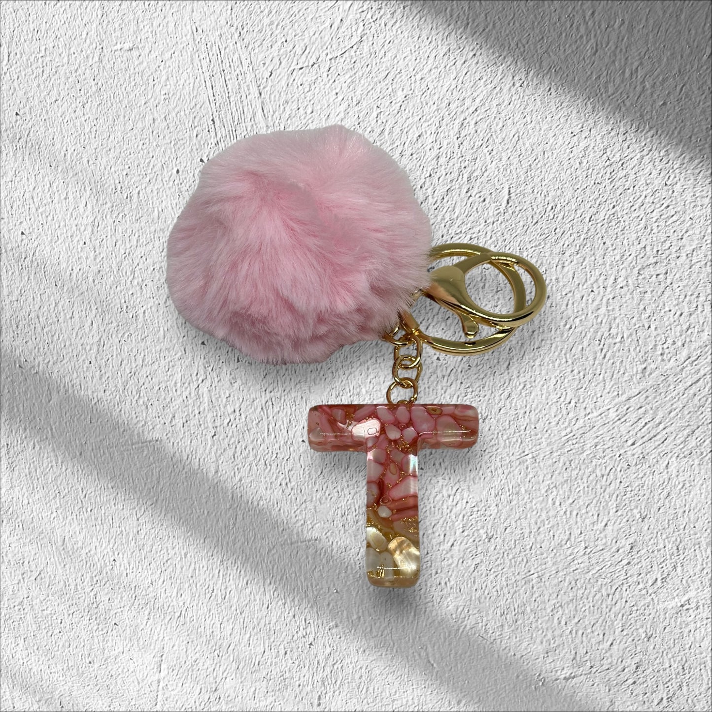 Letter T Keychain Options